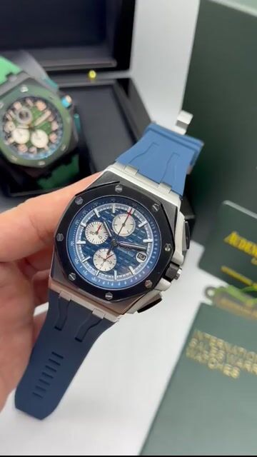 Video de Audemars Piguet Royal Oak Offshore 44mm - AÇO/MOSTRADOR AZUL - SILICONE