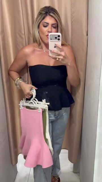 Video de BLUSA PEPLUM- tricot modal - ref: 520
