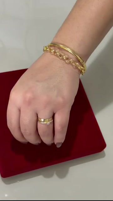Video de Conjunto Pulseira portuguêsa e Bracelete meia cana 2025