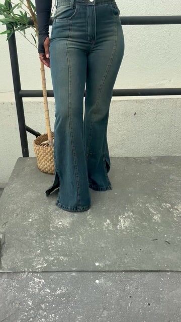 Vídeo de Calça flare 100% algodão