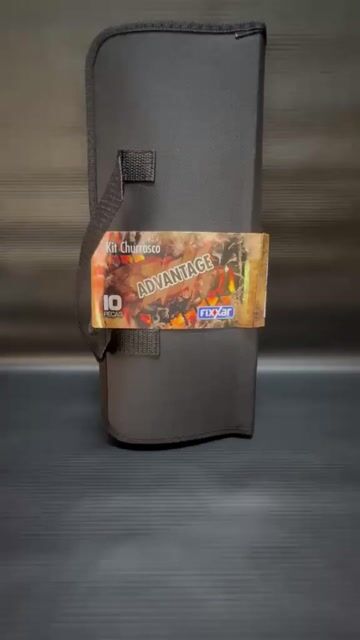Vídeo de Jogo Churrasco advantage, Faca, Chaira, Garfo, Espátula, Pegador E Maleta