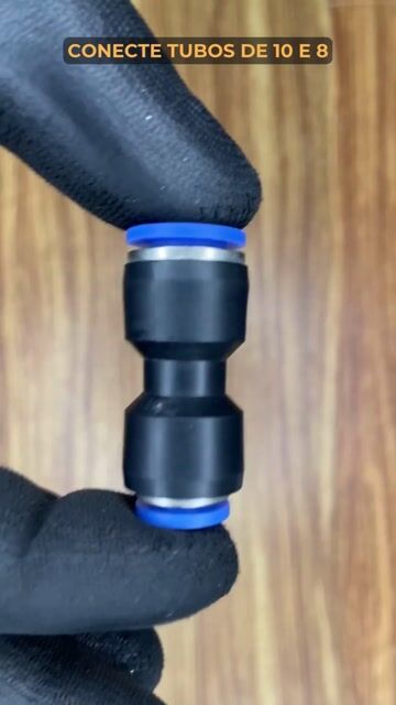 Vídeo de União Redução 10 x 08 mm – Conexão Pneumática Push-In