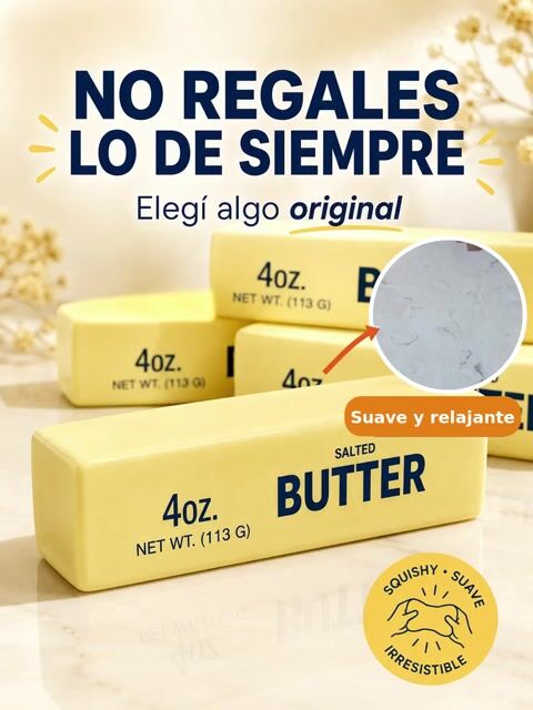 Video de Butter Squishy - Manteca Viral Squishy