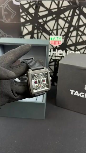 Video de TAG Heuer Mônaco 40mm - AÇO/MOSTRADOR SKELETON PRETO - SILICONE