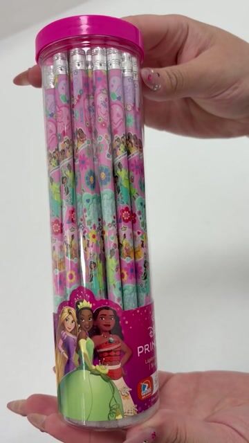 Video de Lápices Grafito Con Goma Princesas Disney Hb X 36 Unidades