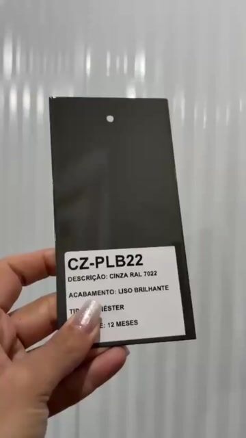 Vídeo de Tinta Pó para Pintura Eletrostática - Cinza Ral 7022 Poliéster Liso Brilhante Caixa 25 Kg