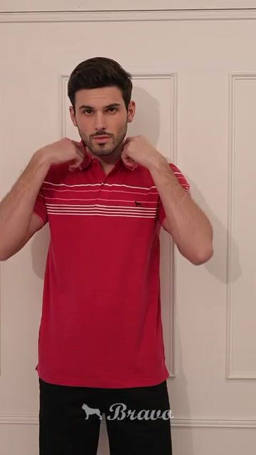 Video de Chomba rayada NOVARA rojo melange