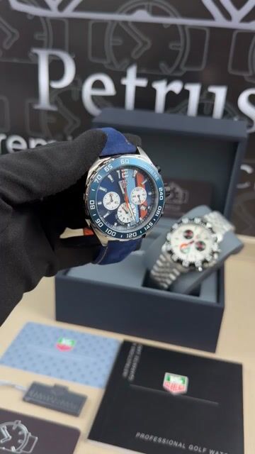 Video de TAG Heuer Fórmula 1 43mm - AÇO/MOSTRADOR AZUL - COURO