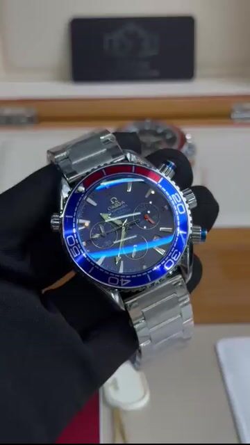 Video de Omega Seamaster 44mm - AÇO/MOSTRADOR AZUL