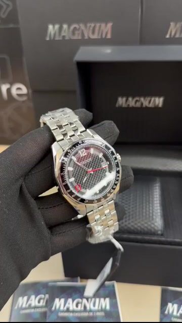 Video de Magnum MA32176T 44mm - Aço/Mostrador Preto