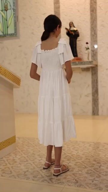 Video de Vestido em Viscose Mirella 8984