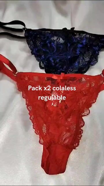 Video de PACK X2 LESS REGULABLE ENCAJE (WO83035)