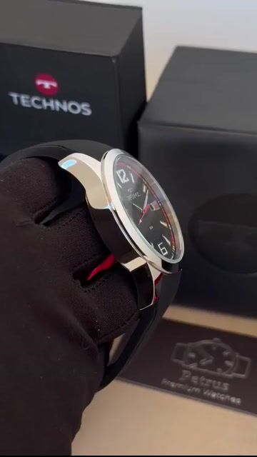 Video de Technos Racer 2115UBC/2P 45mm - AÇO/MOSTRADOR PRETO - SILICONE