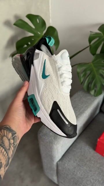 Vídeo de Tênis Nike Air Max 270 Branco Verde Masculino