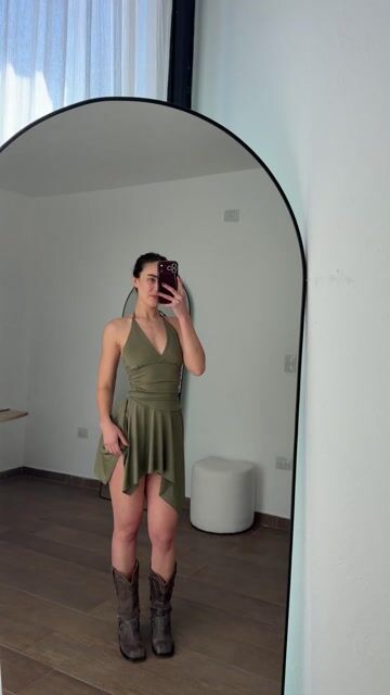 Video de vestido samantha // verde