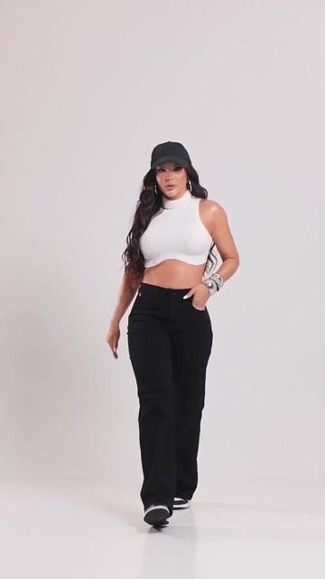 Video de 95120 - CALÇA WIDE LEG BLACK COM ELASTANO