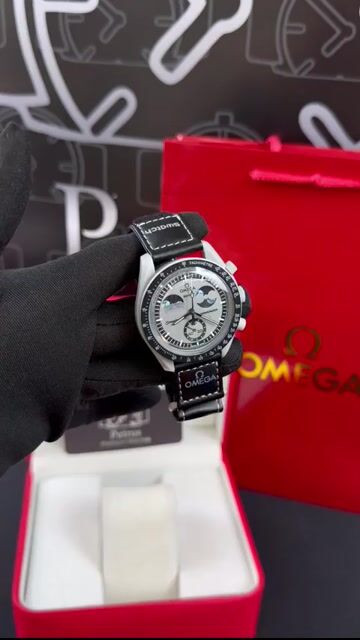 Video de Omega Speedmaster 40mm - RESINA/MOSTRADOR CINZA - NYLON