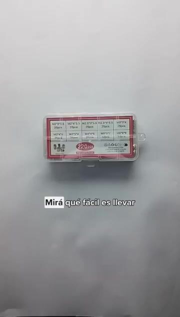 Video de Kit 220 Insertos Roscados Tuerca Bronce Impresión 3d M2-m6