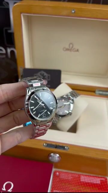 Video de Omega Seamaster 34mm - AÇO/MOSTRADOR PRETO