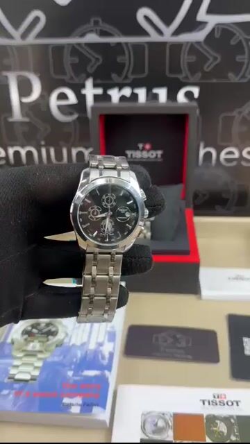 Video de Tissot chronograph 41mm - AÇO/MOSTRADOR PRETO