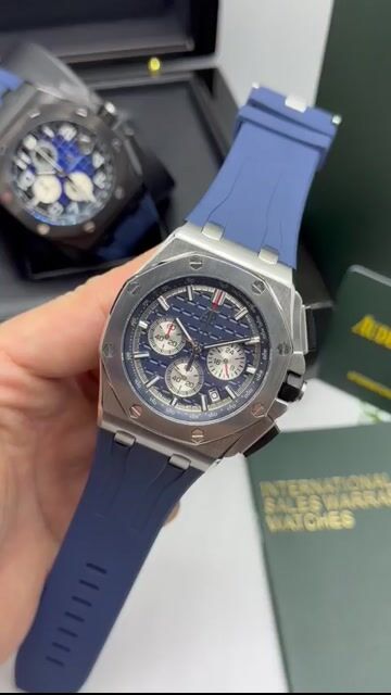 Video de Audemars Piguet Royal Oak Offshore 44mm - AÇO/MOSTRADOR AZUL - SILICONE