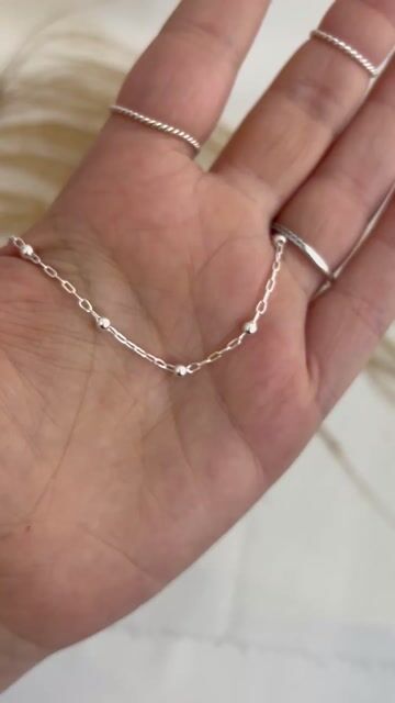 Vídeo de Pulseira Infantil Bolinhas Em Prata 925