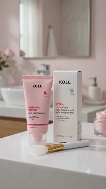 Video de Mascarilla PDRN Cafeína Colágeno Peel Off con Espátula