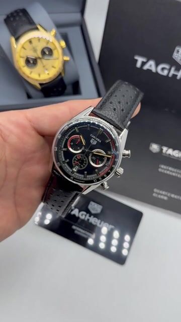 Video de TAG Heuer Porsche 40mm - AÇO/MOSTRADOR PRETO - COURO