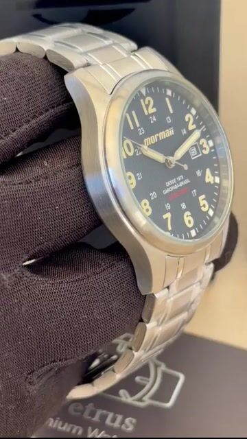 Video de Mormaii Steel Basic MO2115BT/1P 39mm - AÇO/MOSTRADOR AZUL