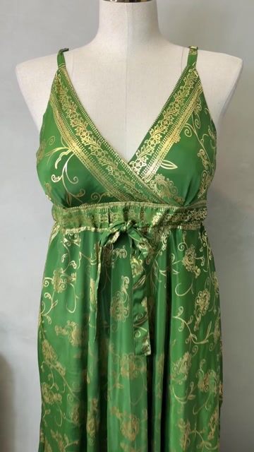 Video de Vestido de alça Boho estampado Cod:07