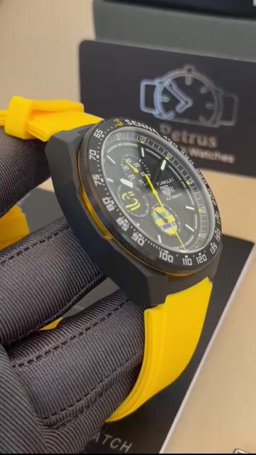 Video de TAG Heuer Fórmula 1 Senna 42mm - AÇO/MOSTRADOR PRETO - SILICONE