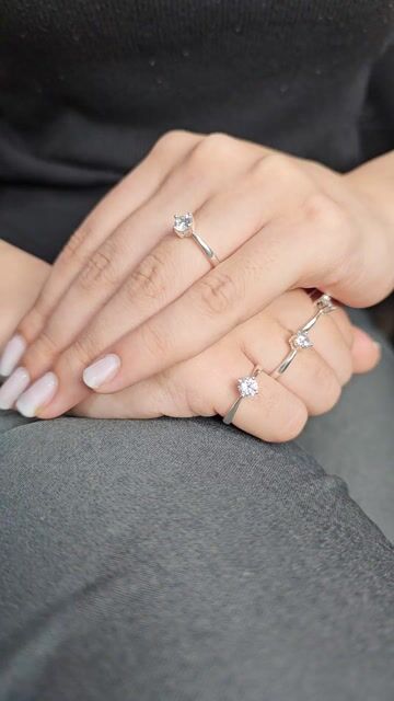 Video de Anillo Cintillo Plata 925 Boda Compromiso Cintillo Dama Z19 -