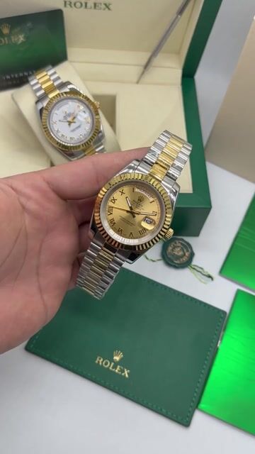 Video de Rolex Day-Date President 40mm - Mostrador branco