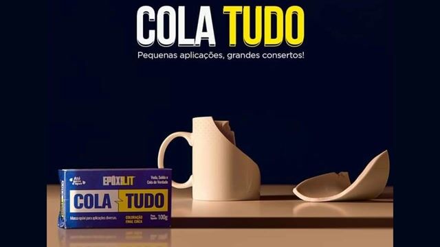 Video de Massa Epóxi Cola Tudo Epoxilit 100g