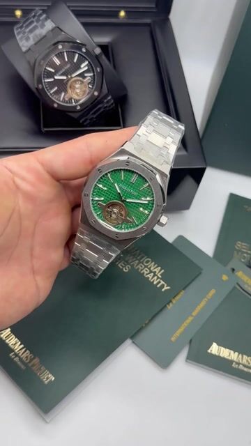 Video de Audemars Piguet Tuorbillon 42mm - AÇO/MOSTRADOR VERDE