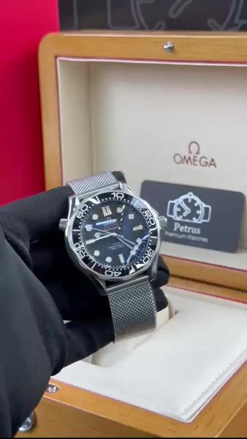 Video de Omega Seamaster 42mm - AÇO/MOSTRADOR PRETO