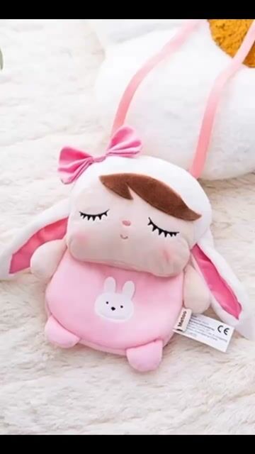 Video de METOO DOLL - BOLSA COM ALÇA MINI 20CM ANGELA FLORESTA COELHA