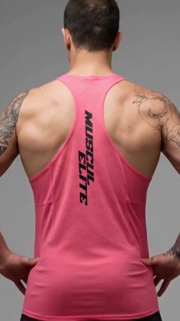 Video de Musculosa Competicion Muscul Stringer Tribal Azul