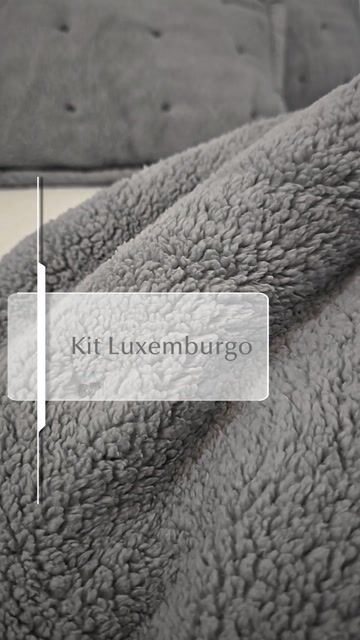 Video de Kit Luxemburgo 3 Pzs - Edredón Corderito Frente Y Reverso - King