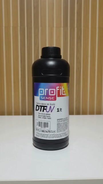 Vídeo de Tinta Dtf Uv Profit / Black / 1 Litro / Base De Oleo Profit ART ESTILO