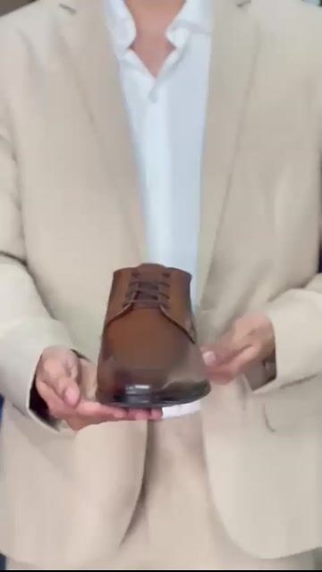 Vídeo de sapato Pegada pinhão
