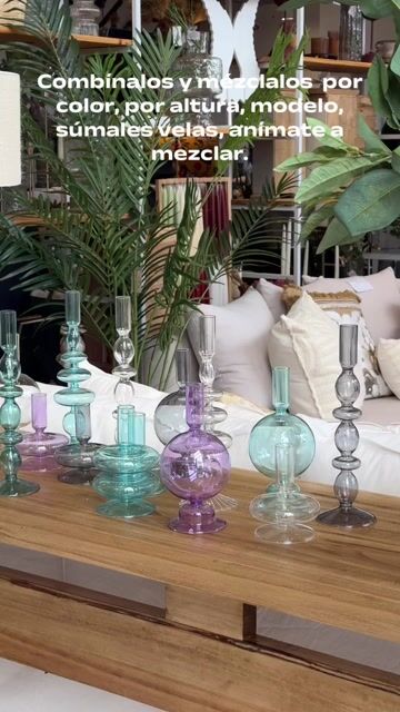 Video de Candelabros de cristal línea Arcoíris