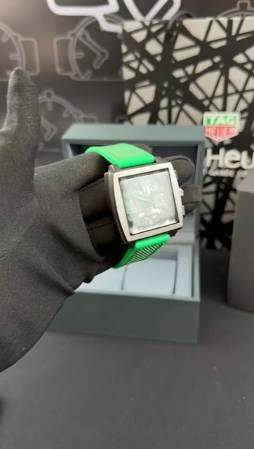 Video de TAG Heuer Mônaco 40mm - AÇO/MOSTRADOR SKELETON VERDE - SILICONE
