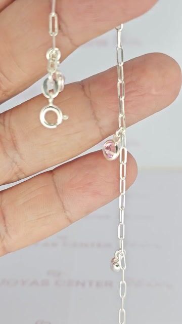 Video de Pulsera Plata 925 Forcet Corazones 17.5 Cm Pd - C2258