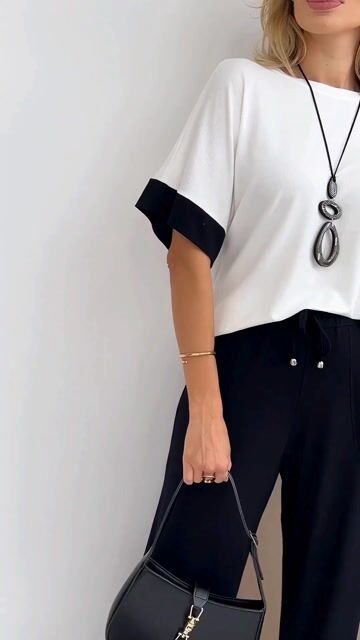 Vídeo de Conjunto Ayla Bicolor Pantalona
