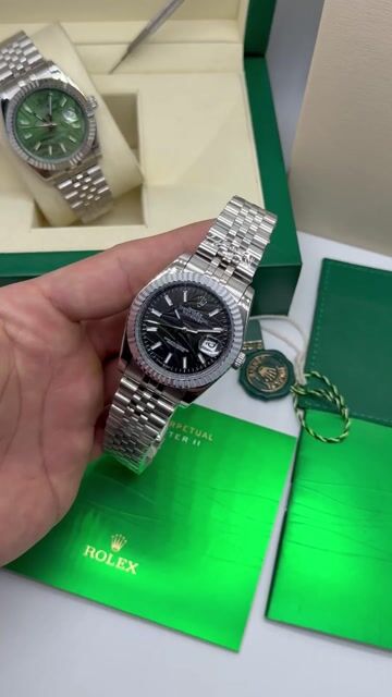 Video de Rolex Datejust - 40mm - Mostrador preto