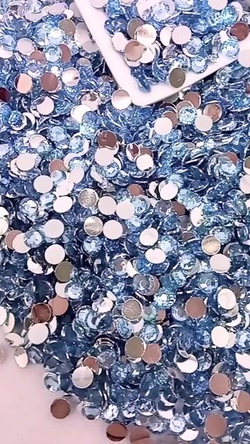 Video de Chaton 5mm Azul Claro Pacote com 500 Peças