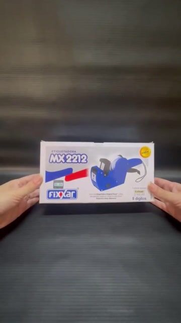 Vídeo de Etiquetadora De preço Profissional Fixxar Mx2212 a melhor do mercado