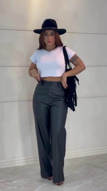 Vídeo de Pantalona Couro Sâmela