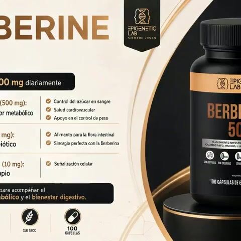 Video de BERBERINA 500 X 100 CAPSULAS DE 600 MG SIN TACC CONTROL DE LA GLUCOSA Y MEJORA LA VISION
